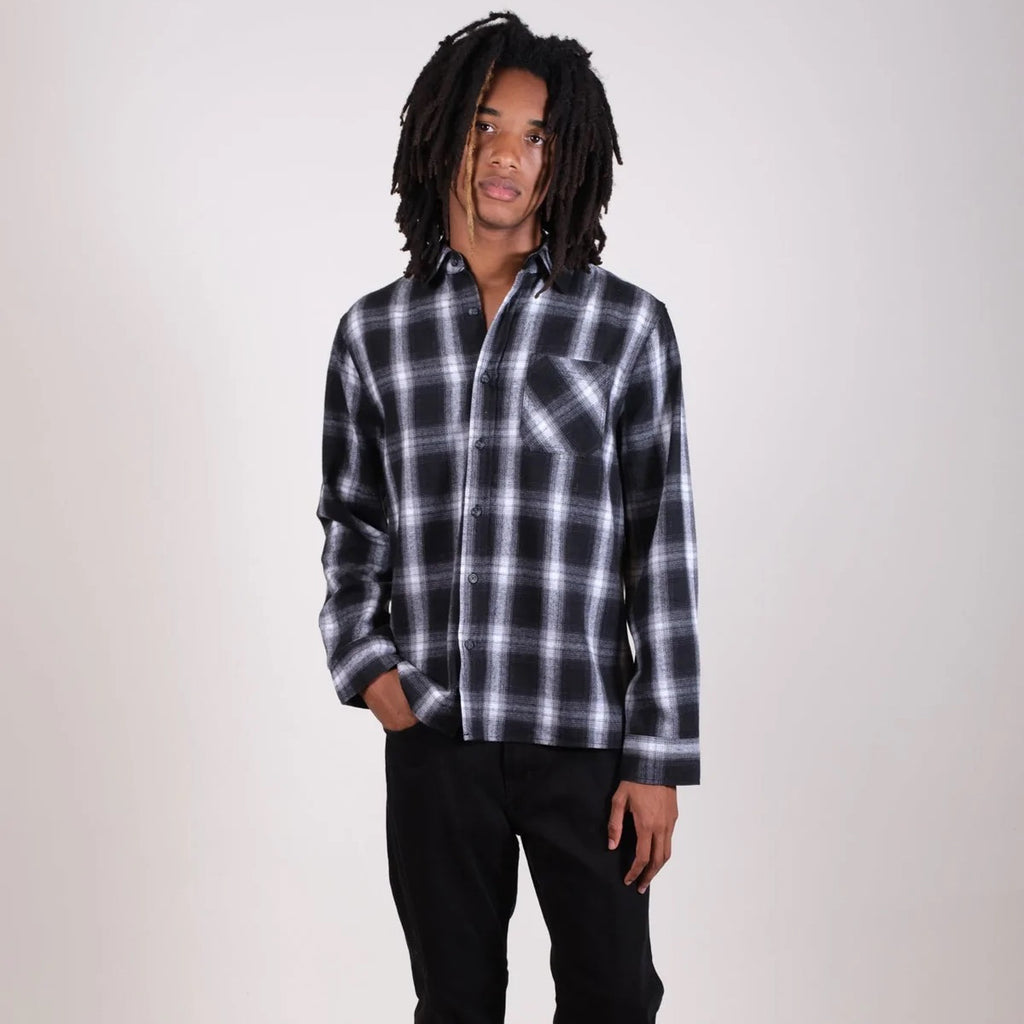 Shadow Plaid Flannel Shirt – JackThreads