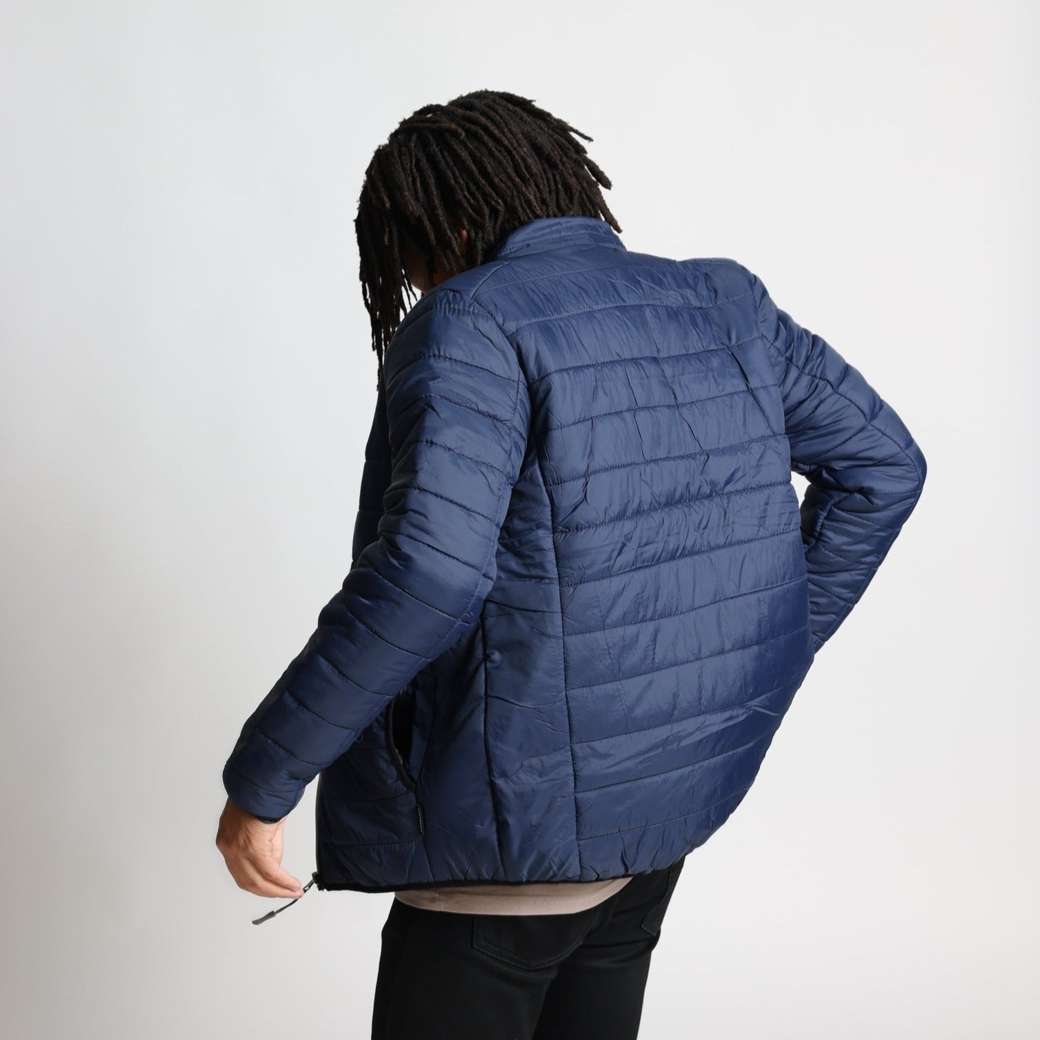 Naota Funnel Neck Quilted Puffer Jacket